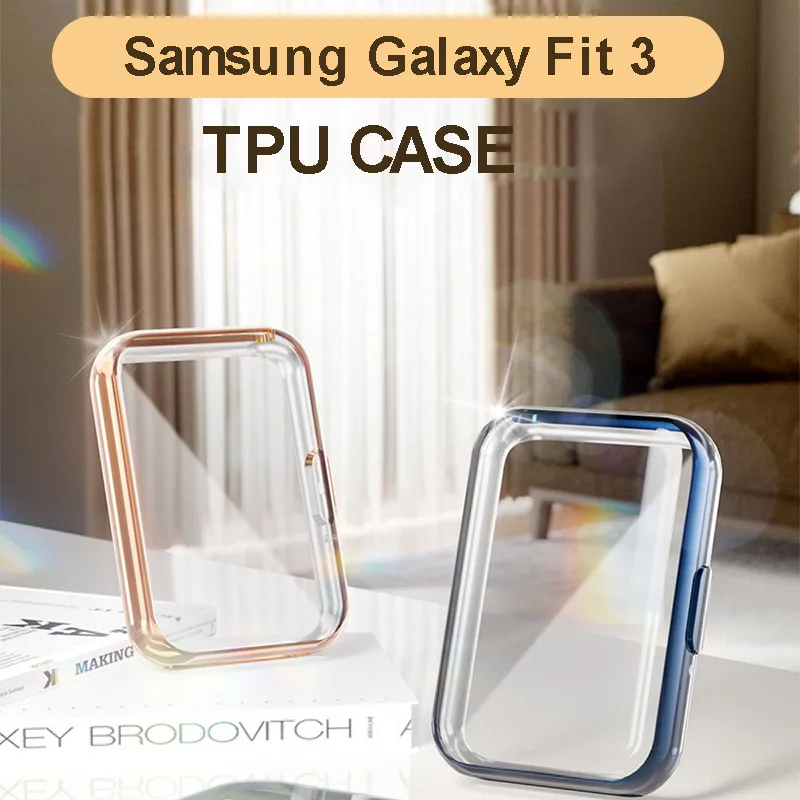 Funda de TPU para Samsung Galaxy Fit 3, Protector de pantalla, fundas completas para Galaxy Fit3, carcasa de parachoques suave, accesorios de