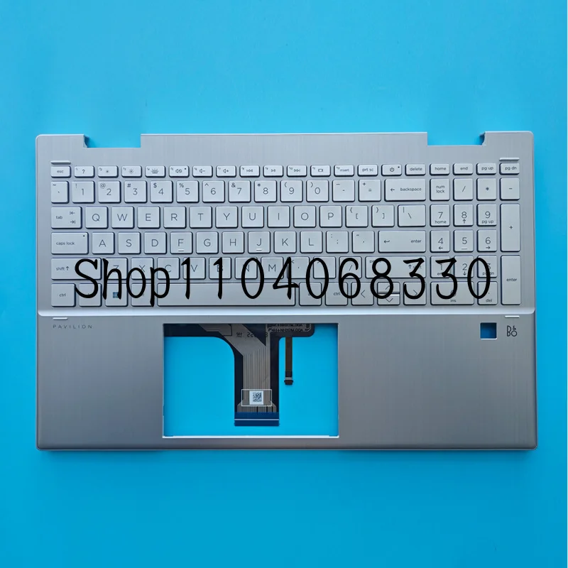 

Новинка для клавиатуры HP с подсветкой и отпечатками пальцев 15-ER 15-ER0051NR M45130-001