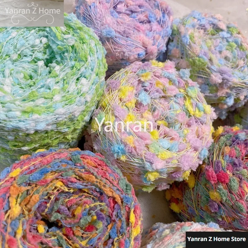 Duan Dye Cotton Yarn Long Distance Chrysanthemum Bean Macaron Mantian Star Handmade DIY Knitting Wiring 50g Yarn Bulk