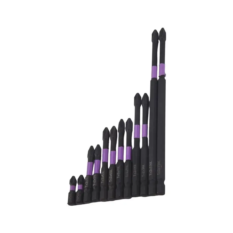LIKE WISH Alloy Steel Drill Bits With Phillips Screwdriver Bits Magnetic Screwdriver Set (2Set)
