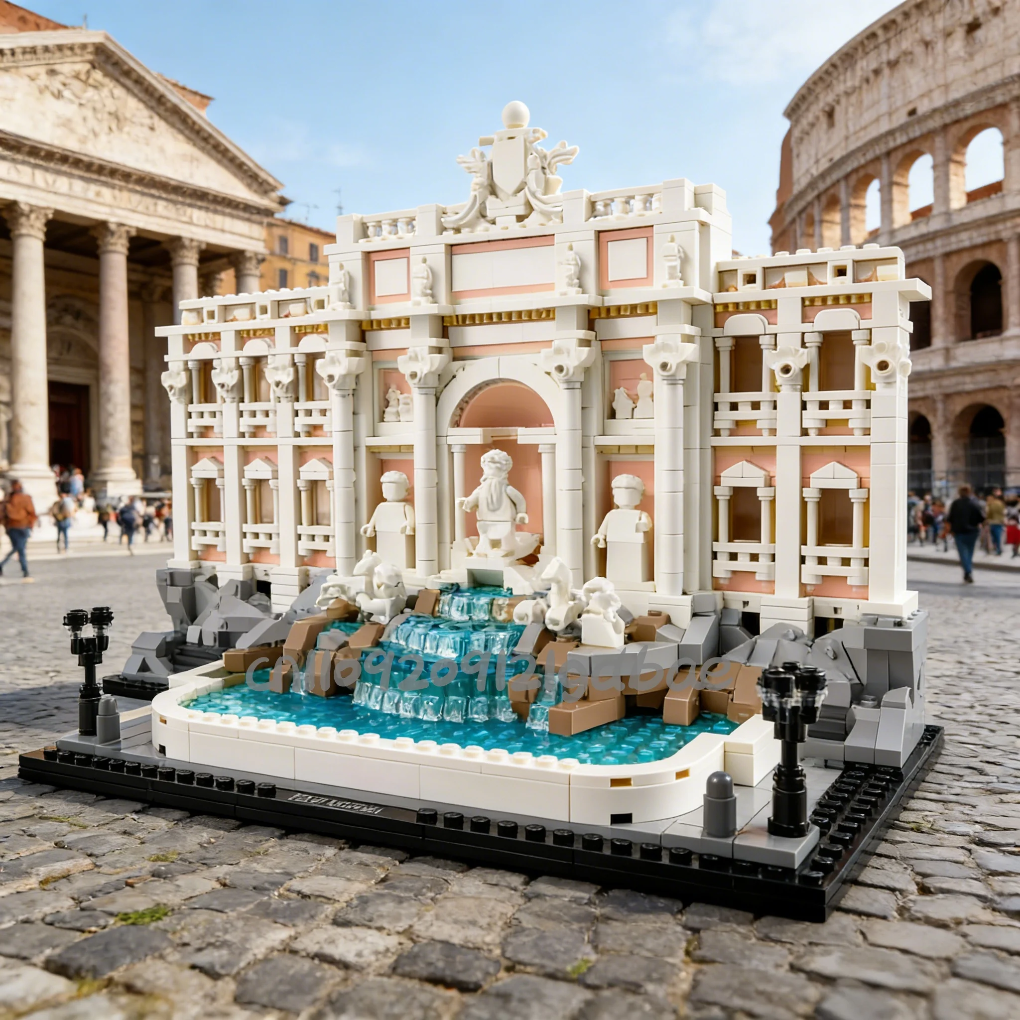 

Новинка 2025: Конструктор MOC «Фонтан Треви» — строительные блоки для сборки, игрушки для взрослых и детей, подарки