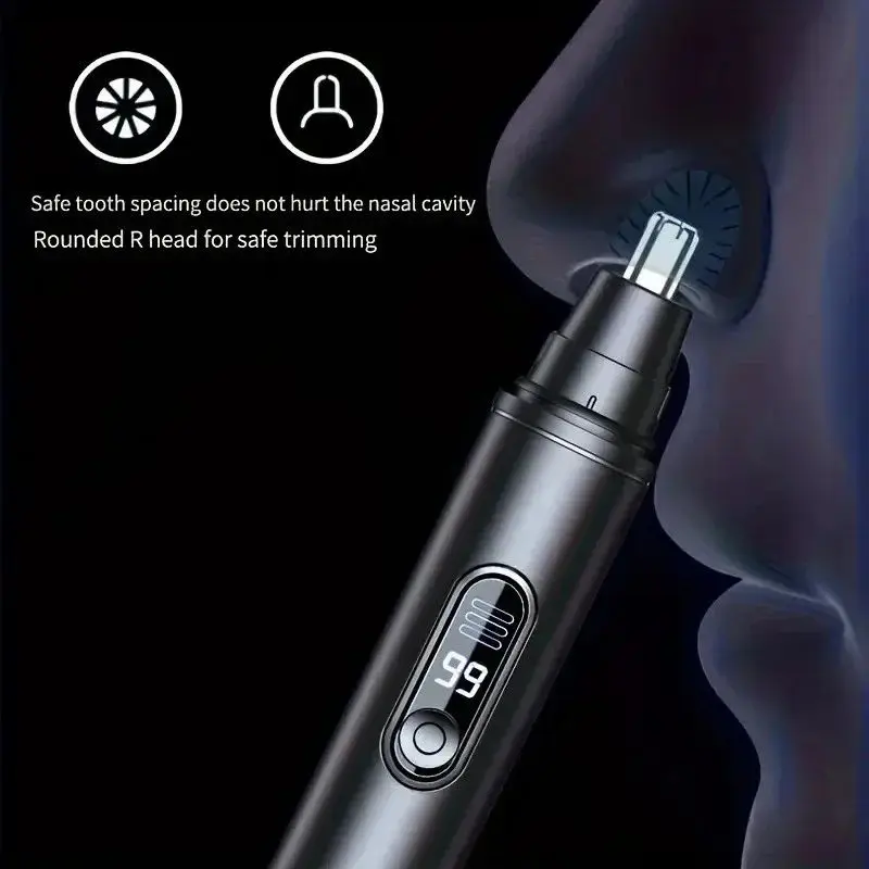 Electric Nose Hair Trimmers Man Woman Mini Portable Fully Washable Rechargeable Without Damaging