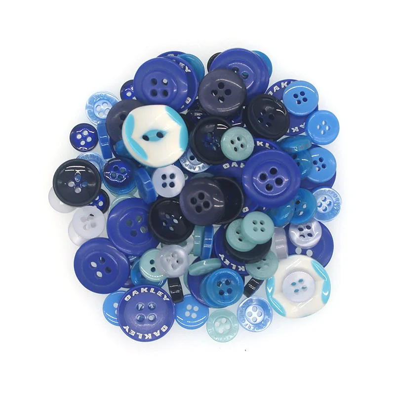 30pcs 10-25mm Mixed Random Resin Sewing Button Scrapbook Round 2-Holes S1054 diy accesorios de costura buttons for crafts