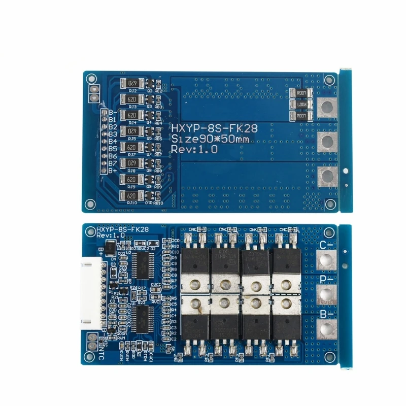 8S 28V 28A BMSs Lithiums Battery Protections Circuit Board Lithiums Battery Pack Balance Charging Board Module 896C