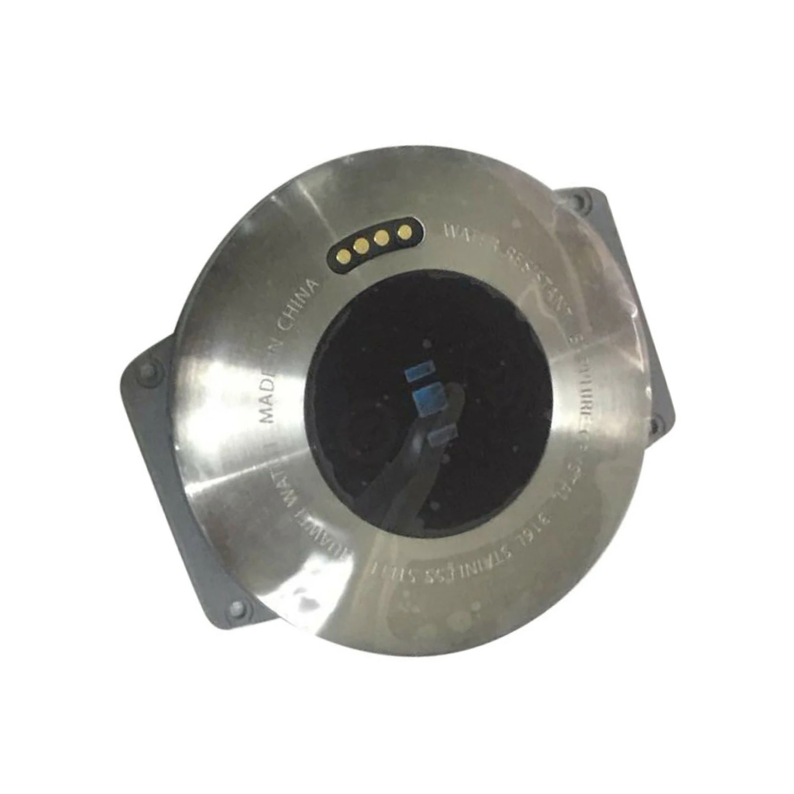 الأصلي الفضة الصلب معدن الغطاء الخلفي الإسكان شل أجزاء لهواوي Smartwatch ووتش الملحقات استبدال #3