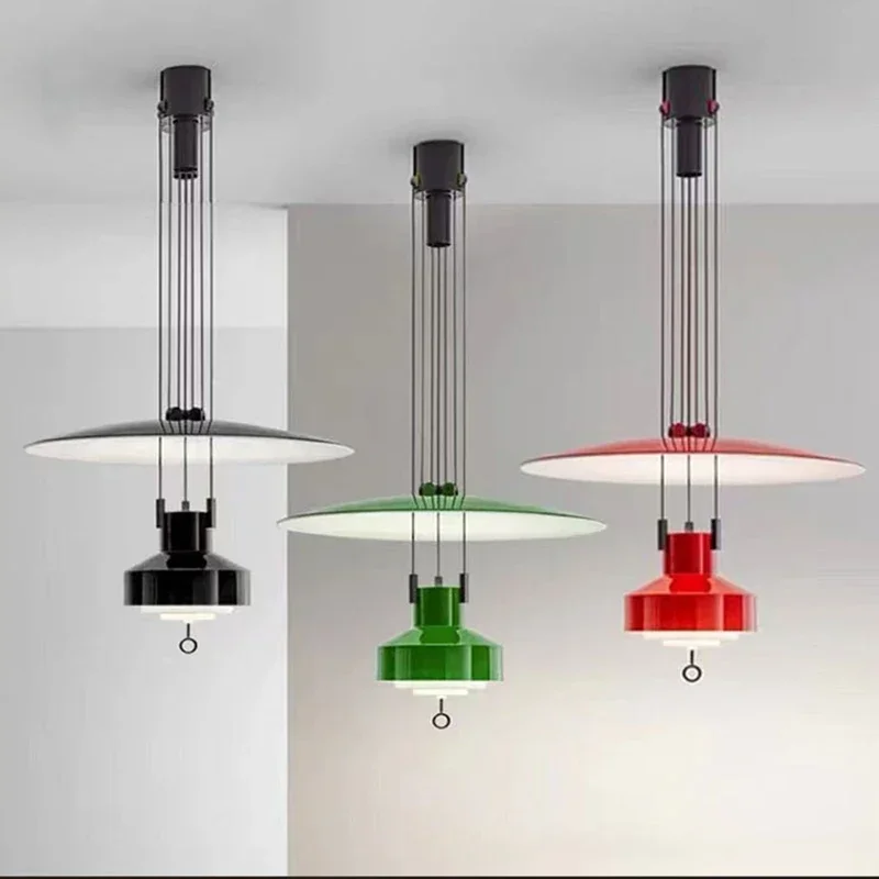 

SANDYHA Modern LED Flying Saucer Chandelier for Dining Room Living Room Study Bar Stylish Suspension Lighting Unique Design