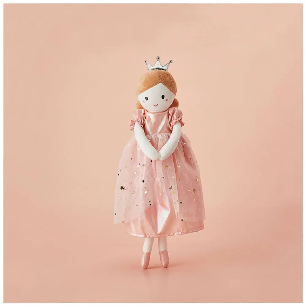Nortic Style Girl Soft Plush Toy Ballet Shoes 35/38CM Princess Stuffed Doll Cute Home Decor Pink Dress Doll Girls Boys