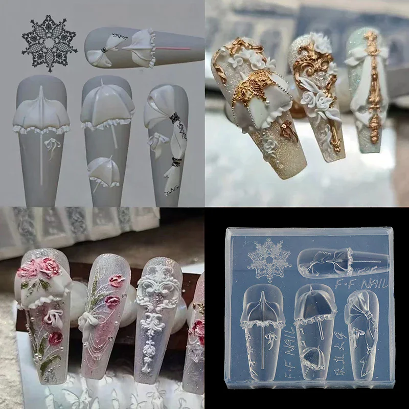 1-шт-силиконовая-форма-для-ногтей-мультяшная-мечта-кружевной-зонтик-3d-украшения-для-ногтей-художественная-и-креативная-форма-для-ногтей