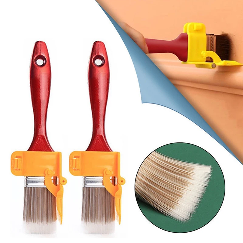 Edger Paint Brush Multifunctional Painting Brush Color Separator Interior Wall Roof Paint Brush Latex Paint Trimming Color Tool~