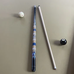 Premium Maple Billiard Cue Stick 13mm Tip Lightweight and Durable with Checkered Design for 9 Ball and Carom Billiards