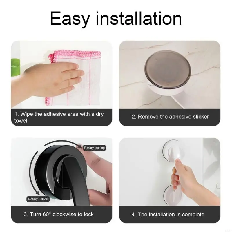 Door Handle Easy Installation Comfortable Grip Convenient for Renters Offices and Homes Accessory Use 831F