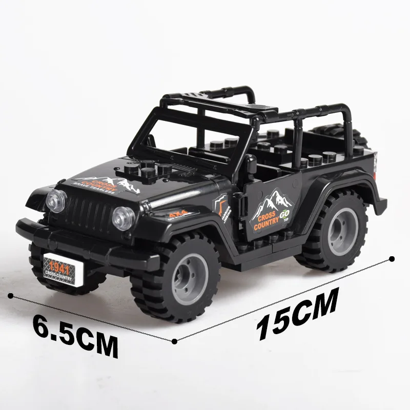 NEW Militarys Camouflage TBS Commando Blacks Wranglers Car Off Roader Building Blocks Classic Model Sets Bricks Kids Kits