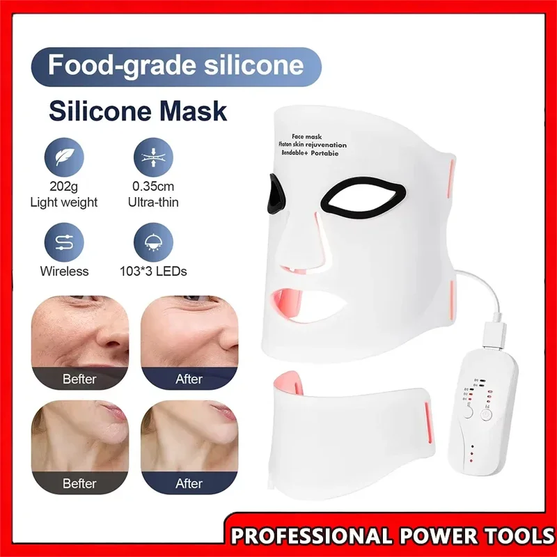 silicone-led-mask-face-with-neck-7-colors-led-photon-red-light-infrared-therapy-flexible-facial-mask-repair-skin-wireless-use