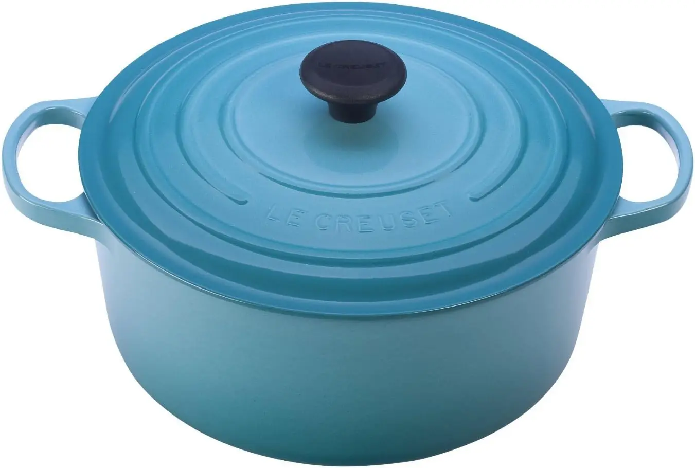 

Enameled Cast Iron Signature Round Dutch Oven, 7.25 qt., Caribbean