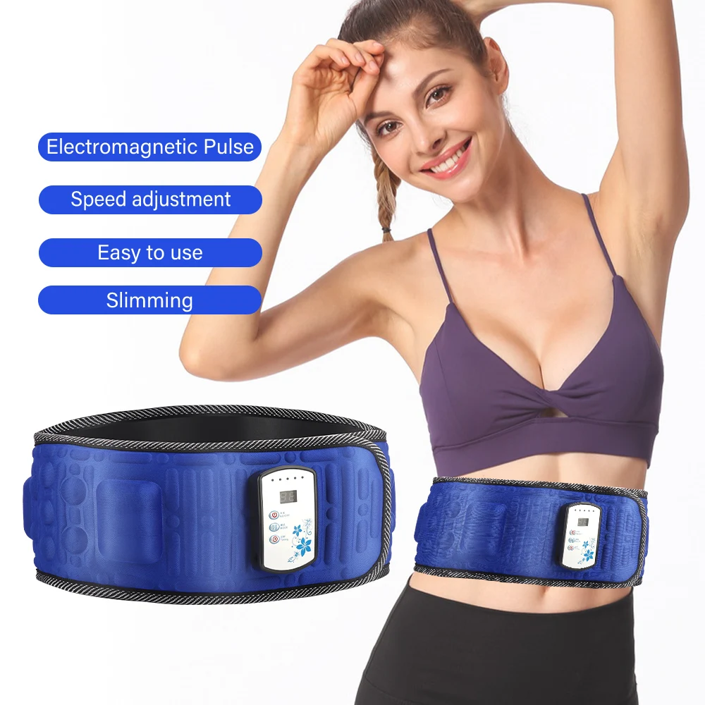 

Electric Abdominal Body Slimming Belt Waist Band Smart Abdomen Muscle Stimulator Abs Trainer Fitness Lose Weight Fat Burn