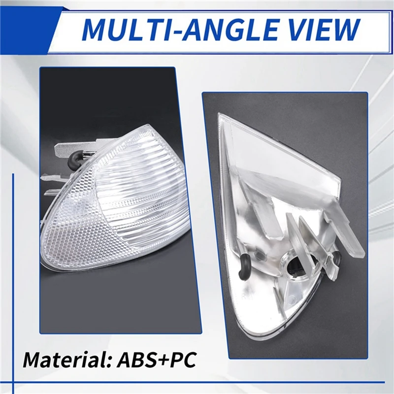 

1Pair Front Corner Light Turn Signal Lamp Lenses for BMWJAS