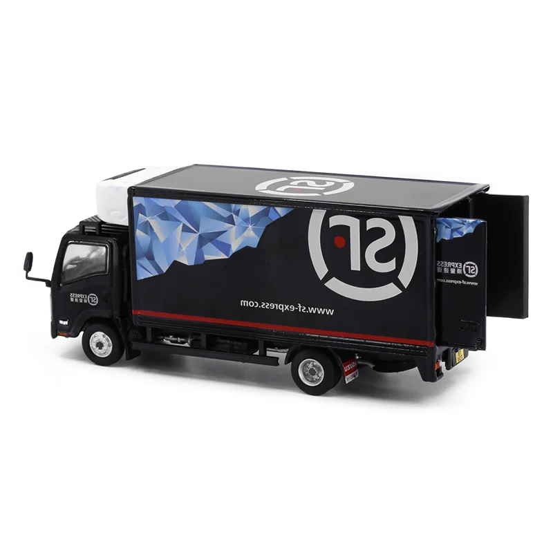 Tiny 1:64 Isu-zu N Series SF Express Free-zer Truck NO.85 Alloy Simulation Model Car