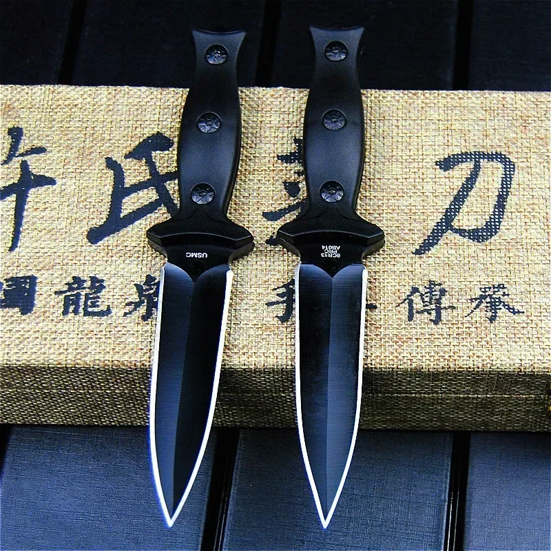 High Quality Steel Pocket Tactical Knives Fixed Blade Knife Survival Rescue Tools Hunting Knives Hunting Combat Outdoor Gear