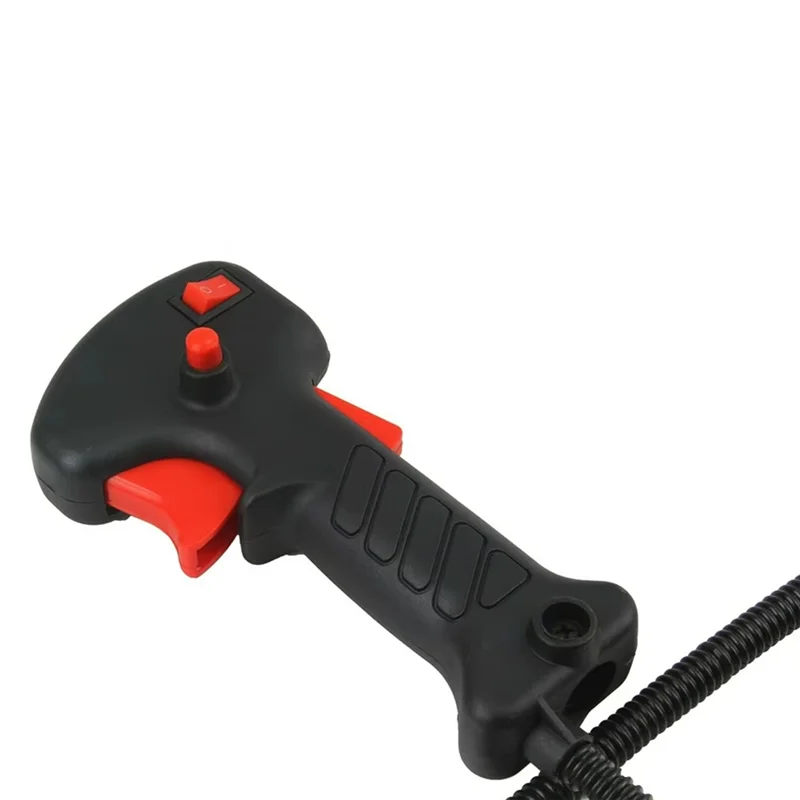 ABUL-1 pz 80 cm di lunghezza 19 mm di diametro tubi arancione trimmer decespugliatore con interruttore a maniglia cavo di attivazione dell'acceleratore