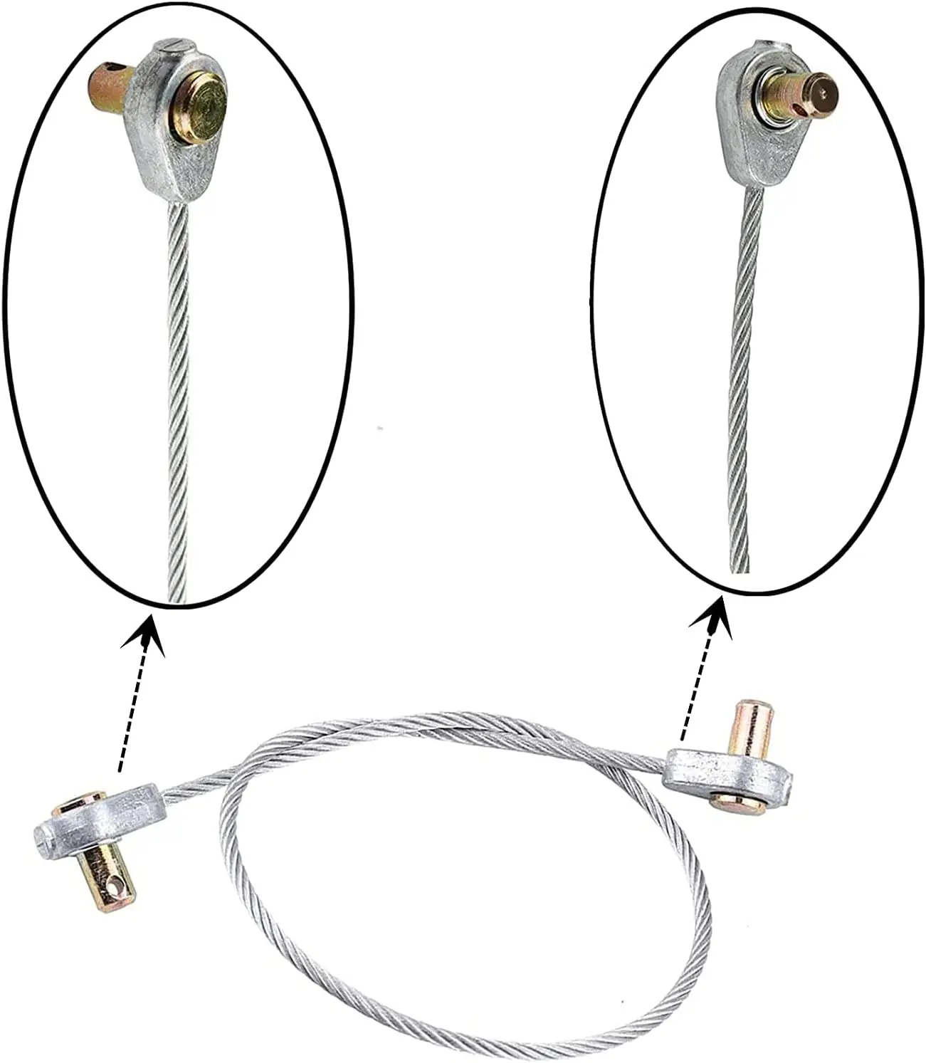 746-0968 946-0968 Deck Lift Cable Fits MTD Yard Machines Bolens Yard Man Troy-Bilt Cub Cadet Lawn Mower Replaces Pack of 2