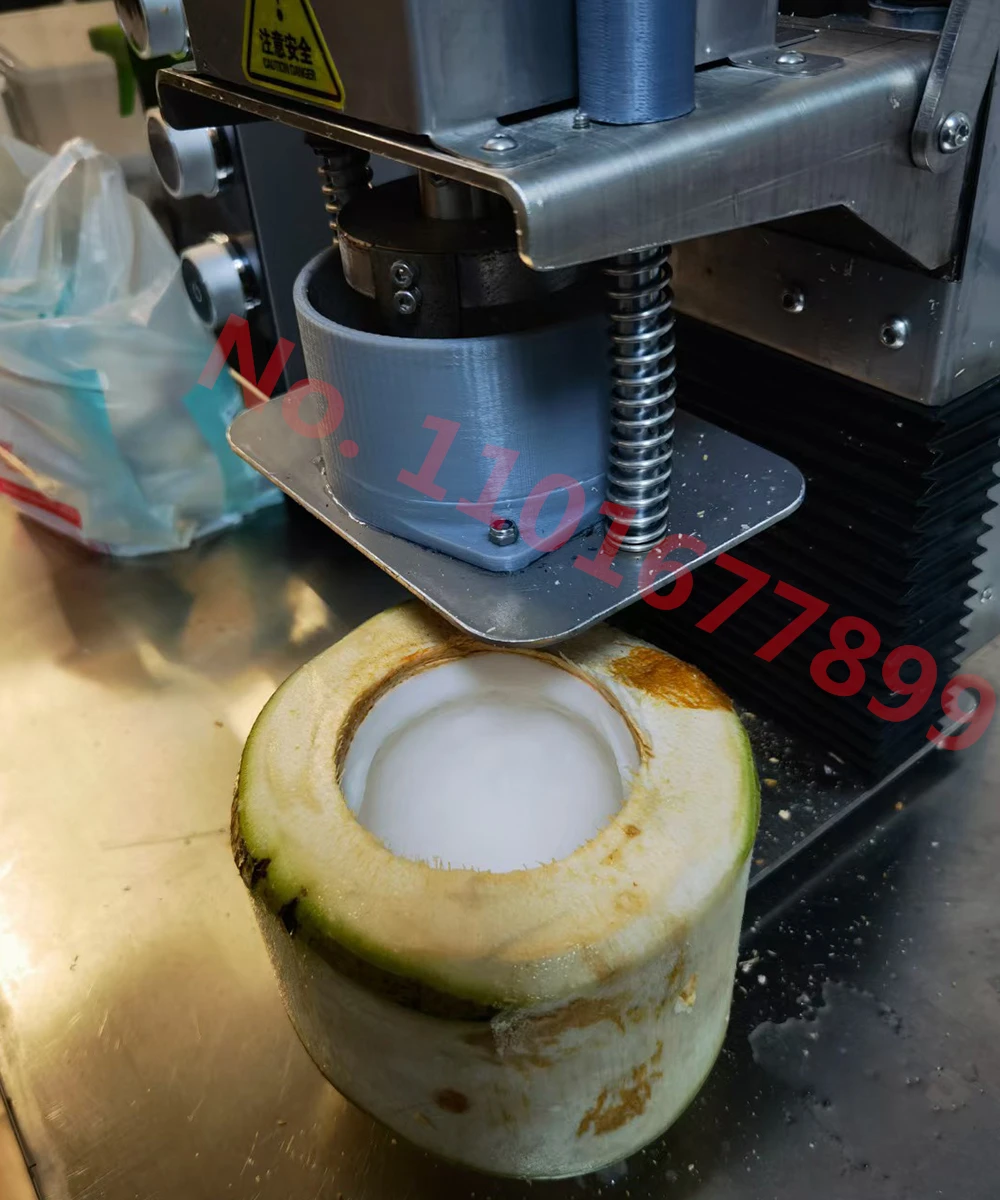 Commercial Automatic Coconut Opener 110V/220V Electric Young Old Coconut Lid Opening Machine Young Coconut Opener Cutter