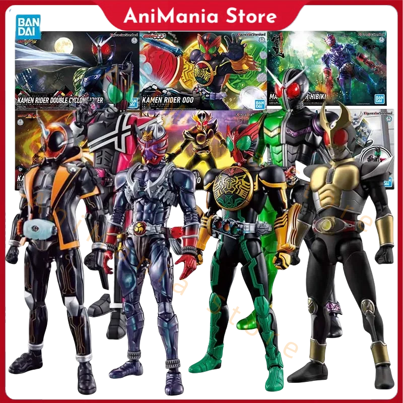 

Bandai Kamen Rider Model Kit FRS OOO Tatoba Combo Ghost Ore Damashii Agito Ground Action Figure Anime Figures Toys For Boys Gift