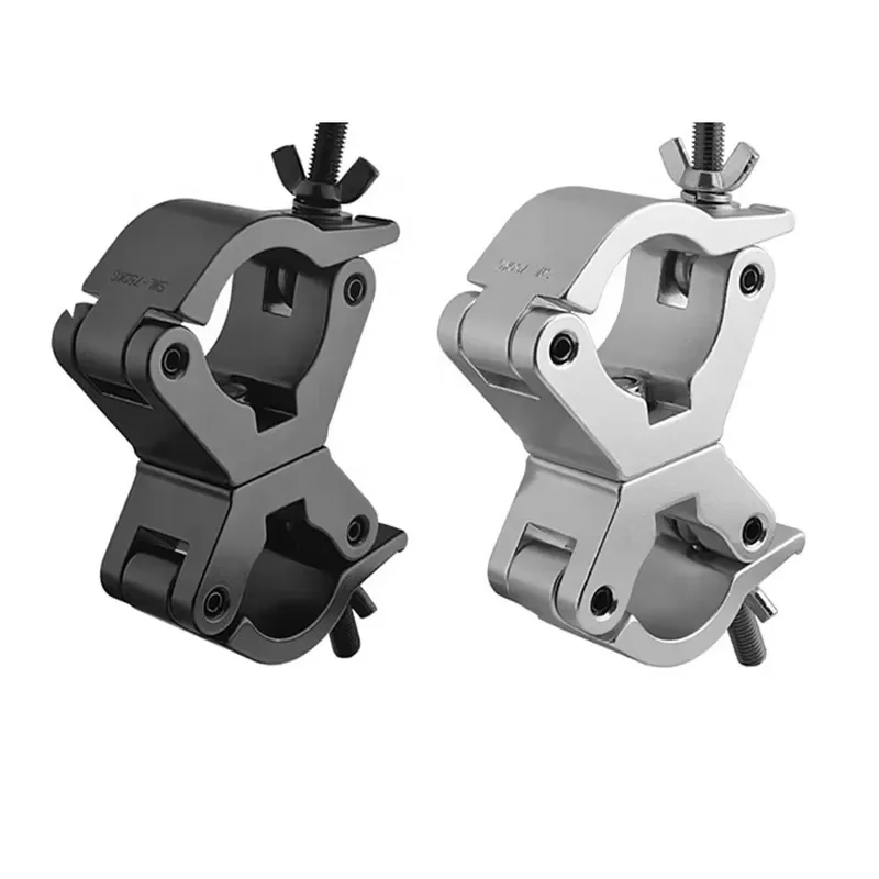 5006M Aluminum Rotary Stage Lighting Clamp Hook for Truss System Professional DJ Light Fixture Mounting Coupler Heavy Duty