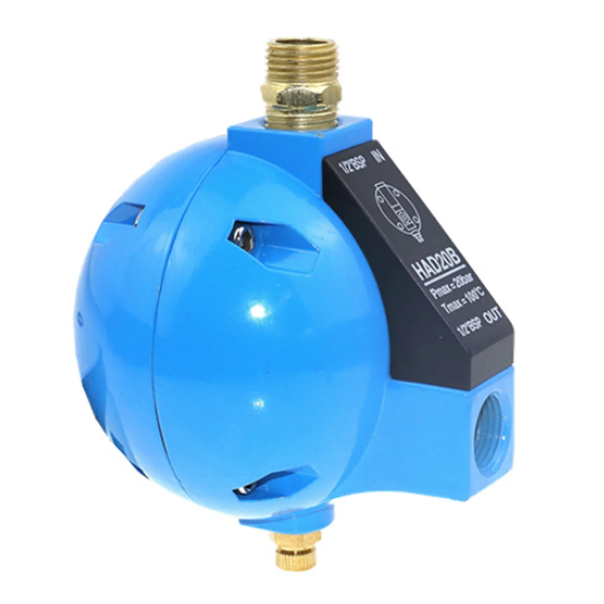 ABZV-HAD20B Válvula de drenaje flotante automática de aire comprimido 1/2 pulgada BSP 400L/M Máquina de agua condensada