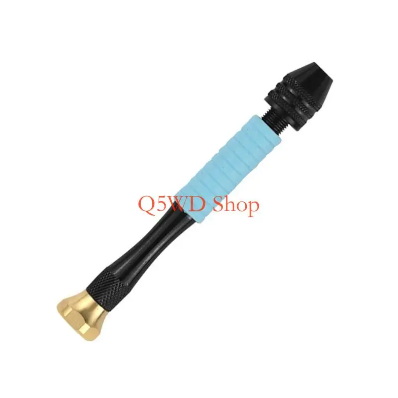 Q5WD Small Hand Drill Grip With Secure Rubber Handle For 0.3-3.4mm Bits Detailed Crafts And Professional Workshop Environment