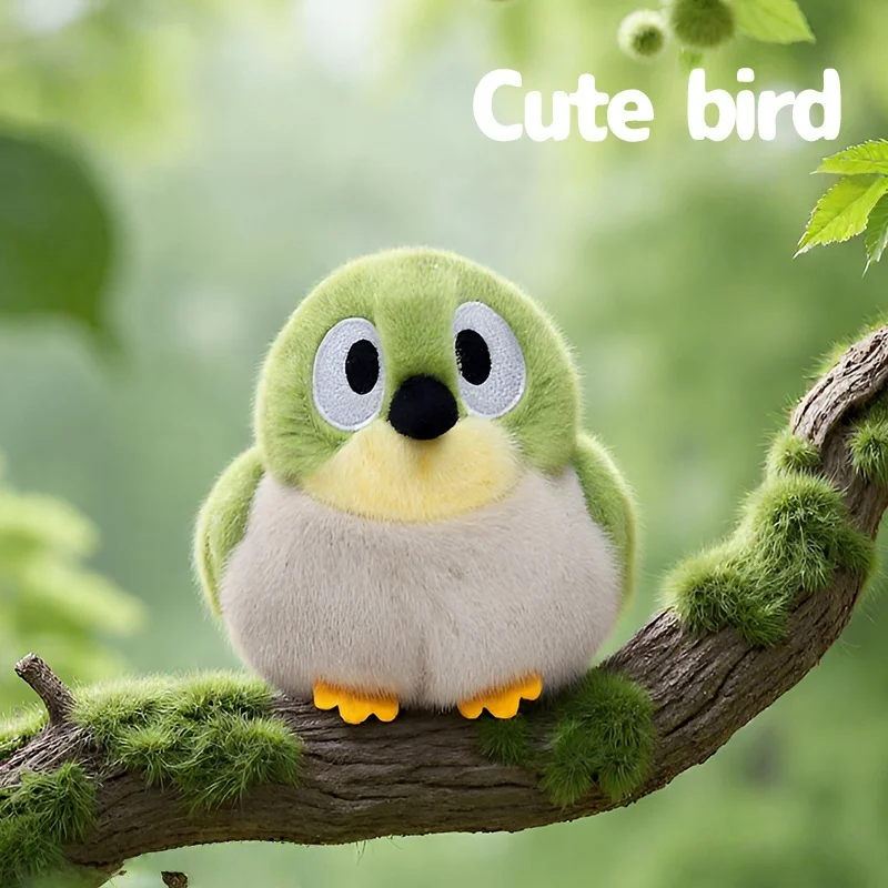 11 cm Cartoon Divertente Serie di insetti Giocattoli di peluche Morbido e carino Uccelli della giungla Animali di peluche Regali di compleanno perfetti per bambini Ragazze o ragazzi