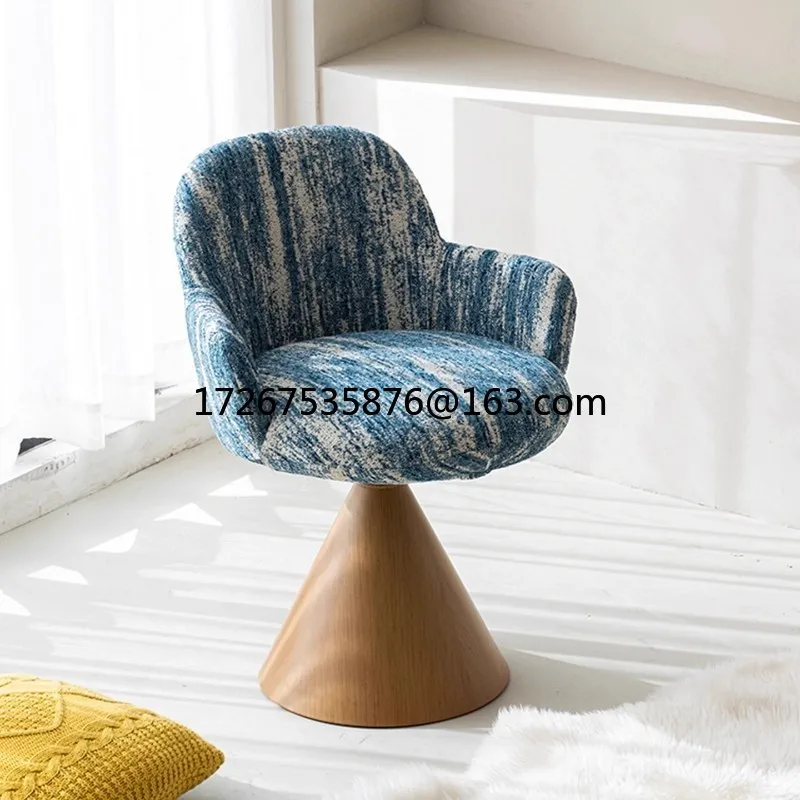 

Simple makeup stool girls bedroom rotatable chair light luxury high-end dressing table stool