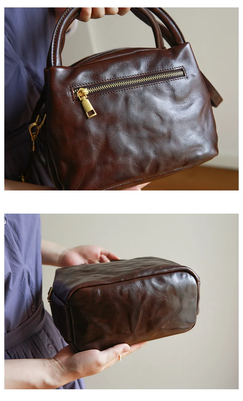 Von Modedesignern handgefertigte, hochwertige Damenhandtaschen aus echtem Leder, luxuriöse Outdoor- und Party-Umhängetaschen aus weichem Leder. – Detail 11