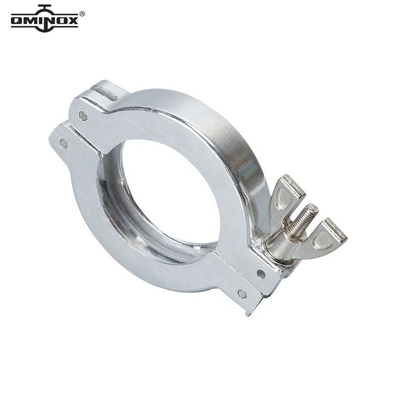 KF16/25/40/50 wing nut clamp set KF NW flanges clamps SS304 vacuum Clamp NW aluminum Clamp with SS304 center ring and FKM O Ring