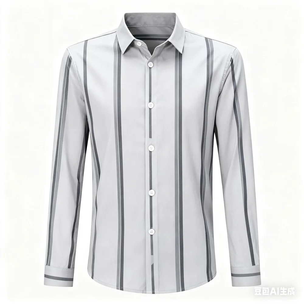 

Men's New Diamond Geometric Print Shirt Slightly Elastic Soft Long-sleeved Lapel Shirt Hawaiian Vacation Outdoor Party Clothes