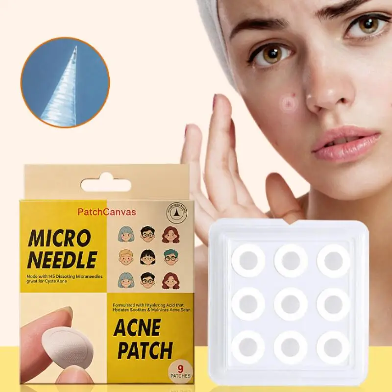 Soluble Microneedle Hydrocolloid Patch 0.3mm Patch For Face Micro-needle Eye Patch Forehead Patch For  Fine Lines