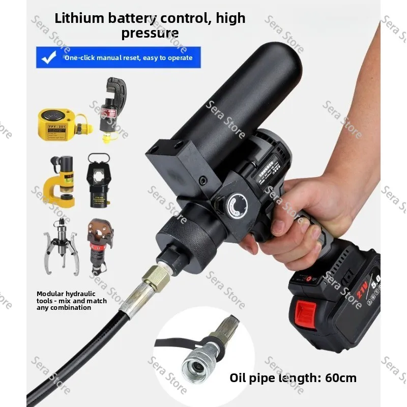 Handheld Portable Mini Electric Hydraulic Pump 70MPa High Pressure Ultra-High Pressure Oil Pump for Industrial Use