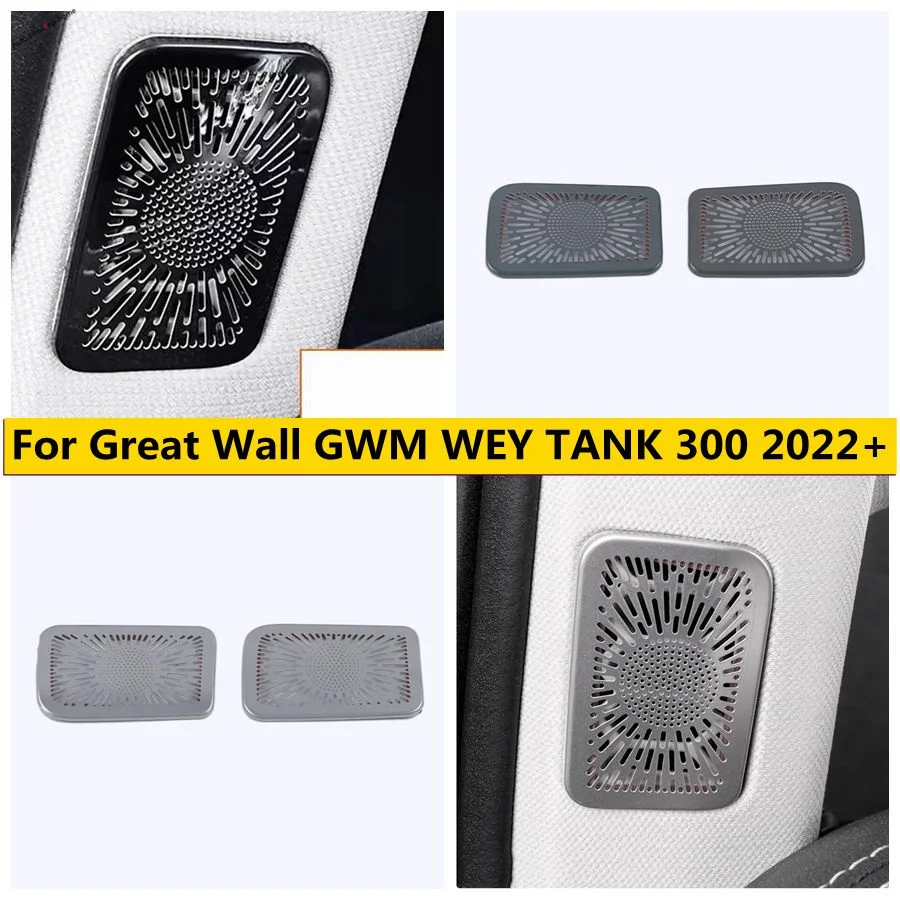 

Pillar A Conditioning Outlet Vent Decor Frame Cover Trim Fit For Great Wall GWM WEY TANK 300 2022 2023 Interior Car Accessories