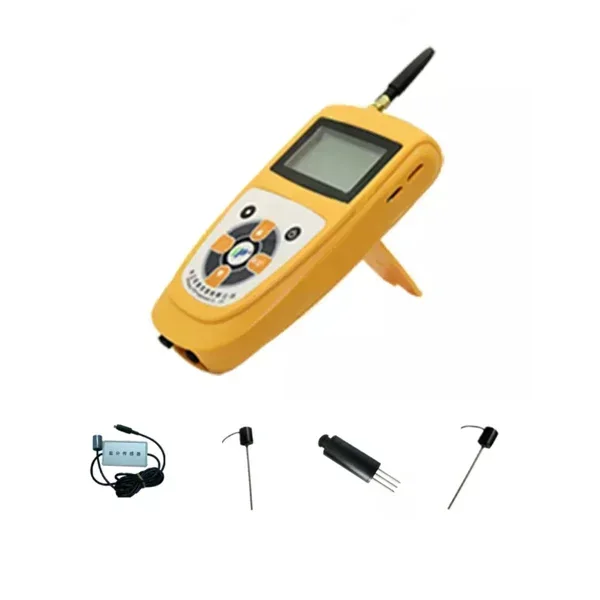 6 in 1High quality durable handheld soil multi-parameter soil moisture tester 0.00-19.99 ms/cm -5-50℃