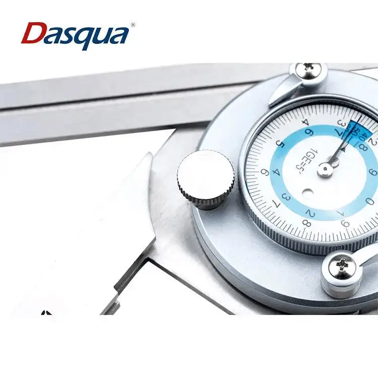 Dasqua Stainless Steel 360 Degree Dial Universal Bevel Protractor Dial Protractor