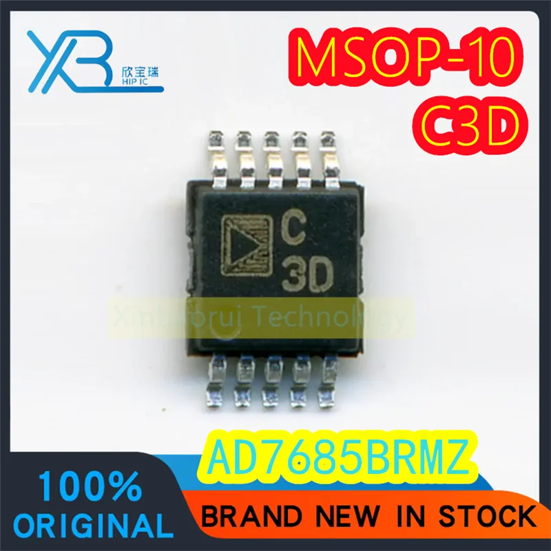 (1/20pieces) AD7685BRMZ AD7685 Parts Identification C3D 16-bit ADC Analog-to-Digital Converter MSOP-10 Brand New Original Spot