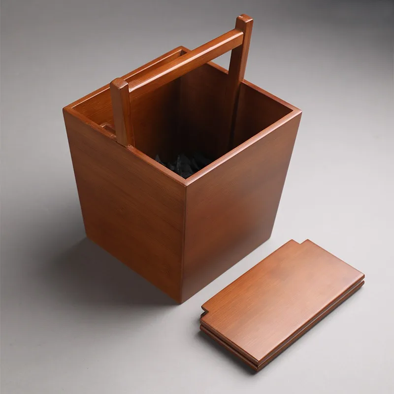 

Бамбуковое портативное ведро для угля на выходе, полевая печь для приготовления чайного угля