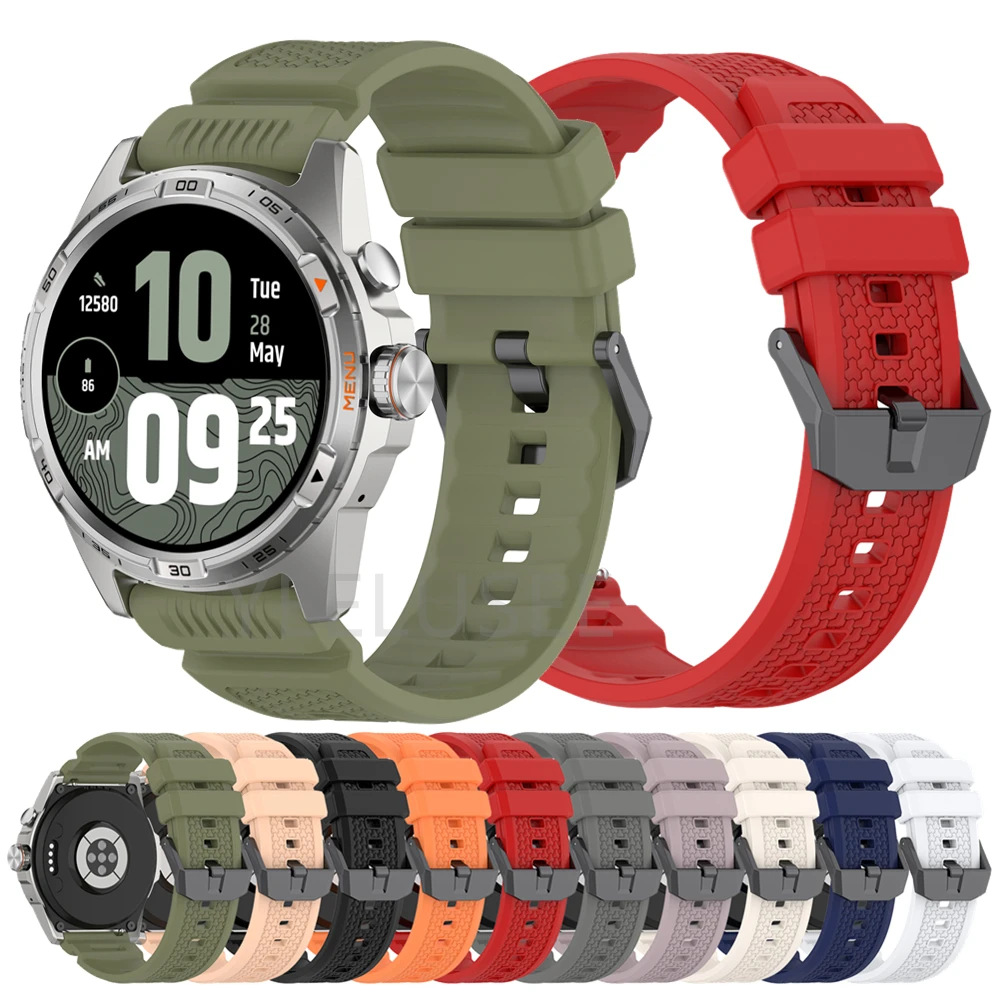 

Silicone Wrist Strap For TicWatch Atlas Pro 5 Enduro Original Wristband Bracelet For Ticwatch Pro 5 Venu X1 Watch Band Correa