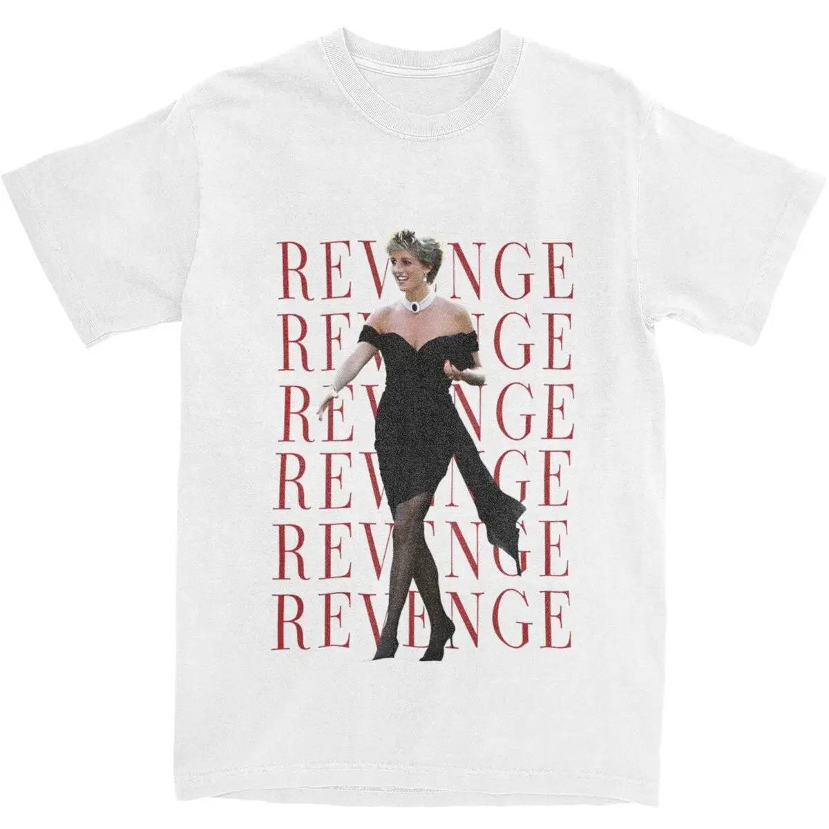 Princess Diana T Shirt Man Revenge Dress Design Streetwear Cotton T Shirts Beach O Neck Novelty Tees Hot Sale Big Size Clothing