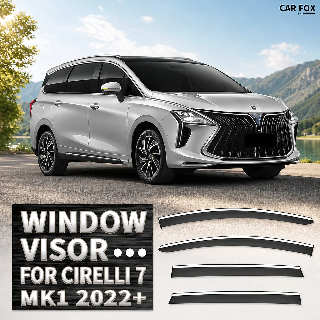 

4Pcs Car Window Visor for Cirelli 7 2022+ Rain Sun Shade Windshield Awning Side Auto Accessories