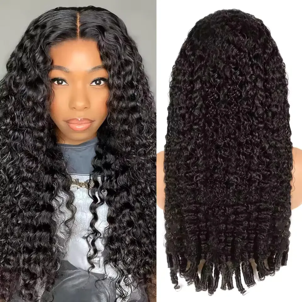 

Плотность 220 40 46 дюймов 13x4 13x6 Hd Полный парик фронтальной части шнурка Необработанный бирманский вьющийся парик фронта шнурка со спиральным концом Свободные парики с глубокими волнами