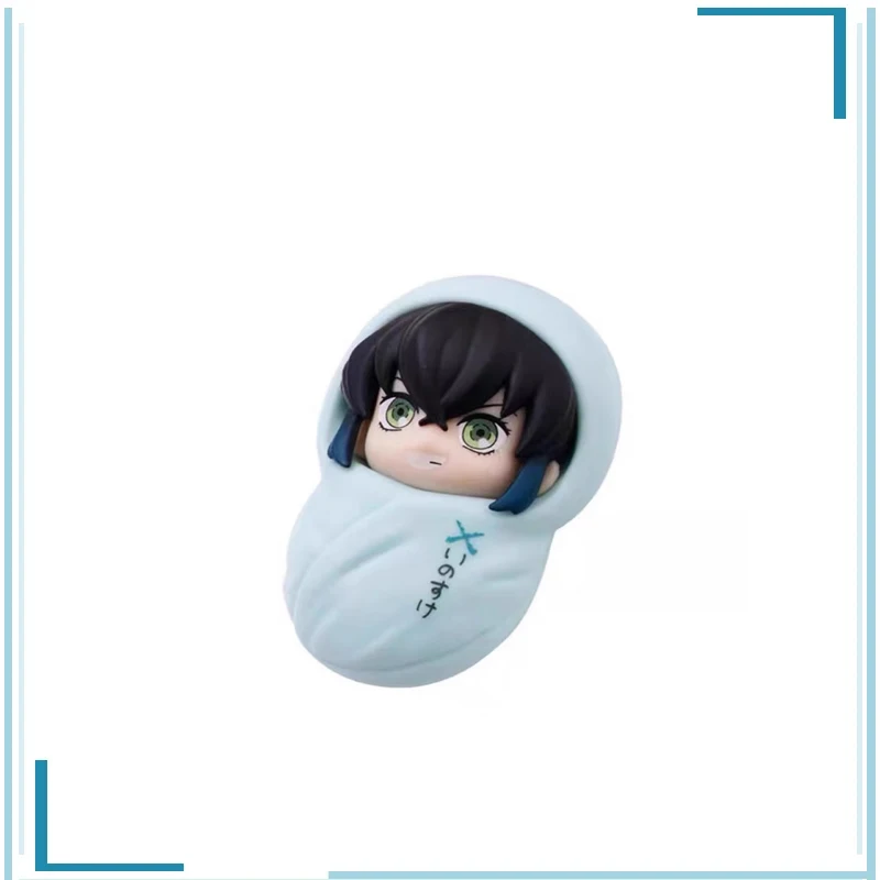 

BANDAI Gashapon Demon Slayer Baby Swaddling Clothes Kamado Nezuko Agatsuma Zenitsu Keepsake Holiday Gifts Figure Model Toys