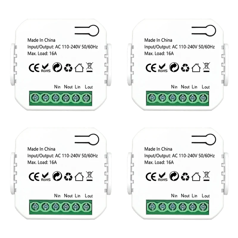 Intelligentes ZigBee-Steckdosenmodul mit KWh-Zähler, Energiemonitor, Timer, 16A Überlastschutz, Unterstützt Google Home und Alexa