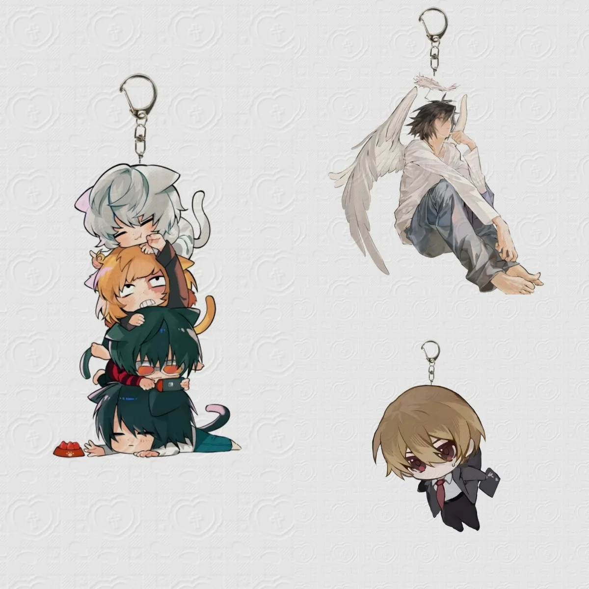 Аниме-death-note-акриловый-брелок-фигурки-llawliet-yagami-6-см-брелок-кулон-рюкзак-коллекция-орнамент-Рождественский-подарок