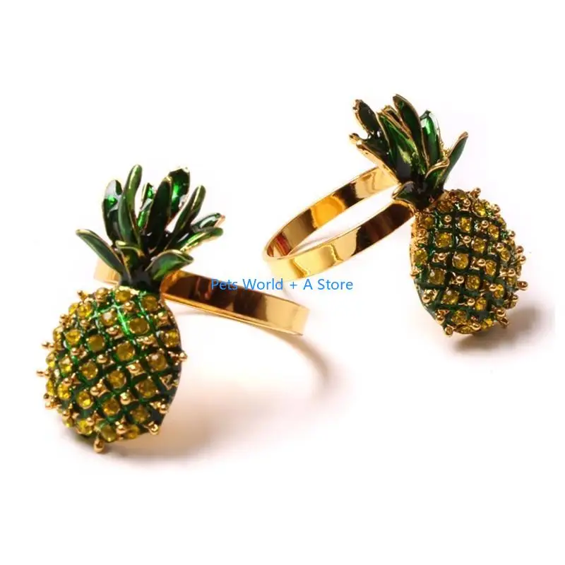 

37 МБ милый ананас дизайн оконные шторы с пряжкой высококачественное прочное кольцо для салфеток