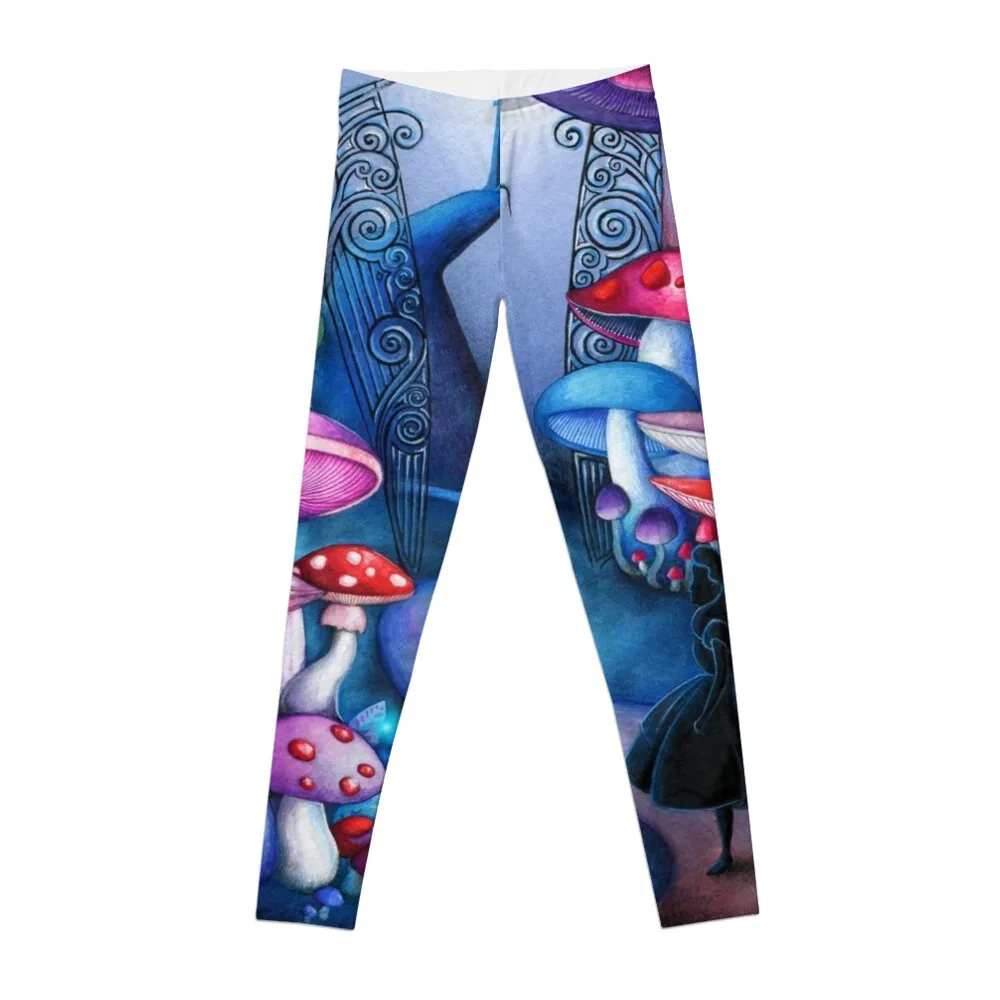 

Alice Gates to Wonderland Leggings Women's high waist sports woman gym Womens Leggings